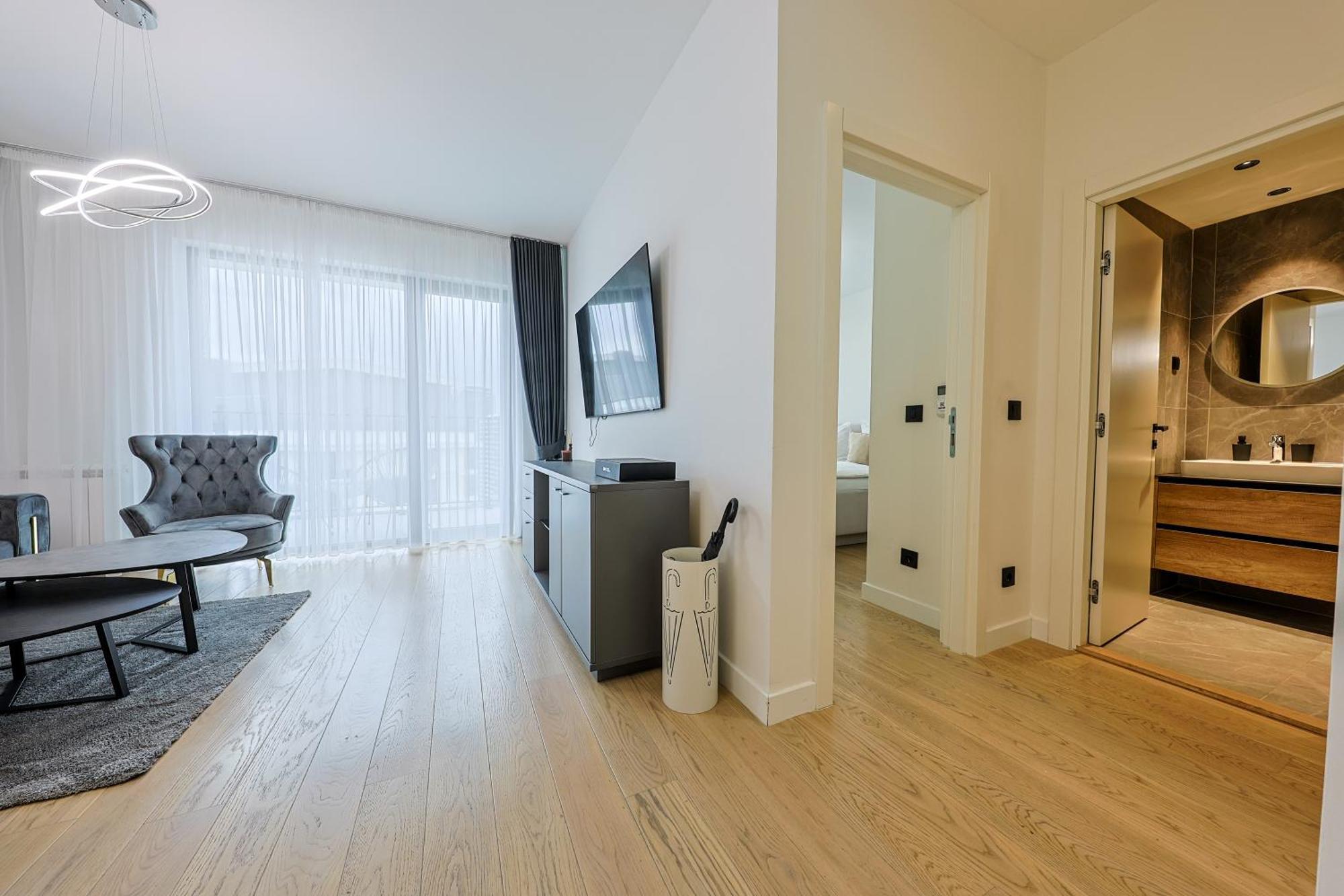 Zigzag Belgrade Waterfront - Simfonija 2 Apartment ภายนอก รูปภาพ